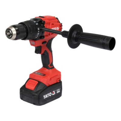დრელი ელემენტით 18V 2X4Ah+2.2A 120Nm ჩ/გ YATO YT-8277915