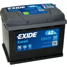 აკუმულატორი Exide EXCELL EB620 62 ა*ს R+