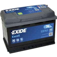 აკუმულატორი Exide EXCELL EB740 74 ა*ს R+