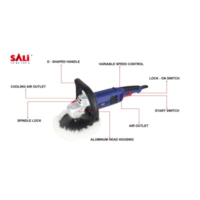 საპრიალებელი ხელსაწყო SALI 6185P (1400 W)