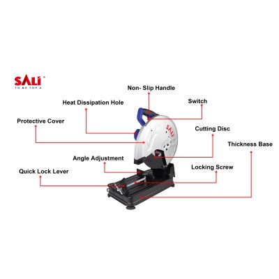 მეტალის საჭრელი SALI 6355B (2400 W) მეტალის საჭრელი SALI 6355B (2400 W)