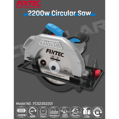 ცირკულარული ხერხი FIXTEC FCS2352201 (2200 W)