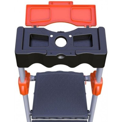 ალუმინის კიბე MENSA PLUS 3+1 METAL STEP LADDER (8682930740342)