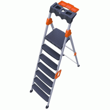 კიბე MENSA PLUS 6PLUS1 METAL STEP LADDER