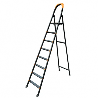 კიბეგასაშლელი კიბე LEO PLUS 7+1 METAL STEP LADDER ( LEO 177)