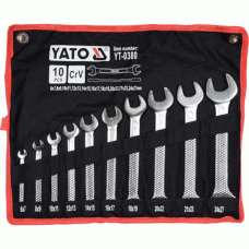 ქანჩის გასაღების ნაკრები YATO YT0380 (10 PCS)