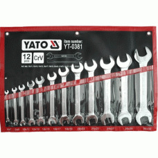 ქანჩის გასაღების ნაკრები YATO YT0381 (12 PCS)