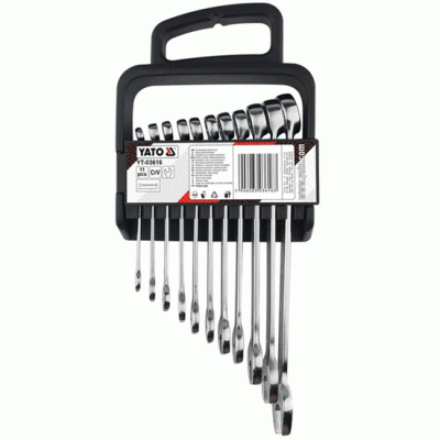 ქანჩის გასაღების ნაკრები YATO YT03616 (11 PCS)