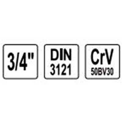 Yato yt-1342-გადამყ.ძელი 3/4 x 400 მმ 3/4