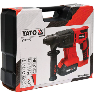 პერფორატორი აკუმულატორზე YATO YT82770 (18 V, 2 J)