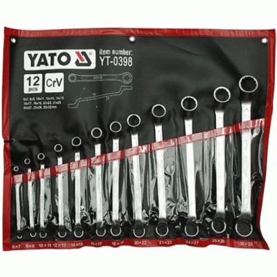 ქანჩის გასაღების ნაკრები YATO YT0398 (12 PCS)