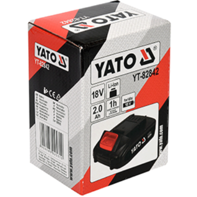 აკუმულატორი YATO YT82842 (LI-ION, 18 V, 2.0 AH)