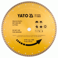 ალმასის საჭრელი დისკი YATO YT-5983