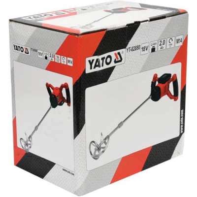 აკუმულატორული სამშენებლო მიქსერი YATO YT82880 (18 V, 650 RPM)