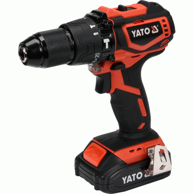 ხრახნდამჭერი ბატარიით (ბურღი) YATO YT82796 (18 V, 13 MM)