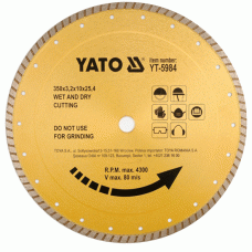 ალმასის საჭრელი დისკი YATO YT-5982