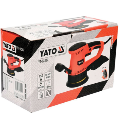 სახეხი ხელსაწყო YATO YT82207 (450 W, 150 MM)