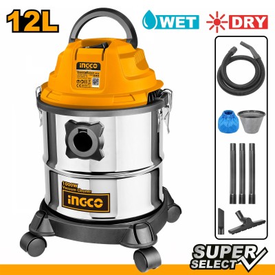 მტვერსასრუტი 12LT 1000W SUPER SELECT INGCO VC12202