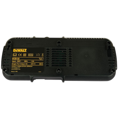 DEWALT ბატარეის დამტენი 18V ორმხრივი-DCB132-QW DEWALT ბატარეის დამტენი 18V ორმხრივი-DCB132-QW