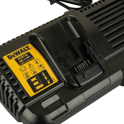 DEWALT ბატარეის დამტენი 18V ორმხრივი-DCB132-QW DEWALT ბატარეის დამტენი 18V ორმხრივი-DCB132-QW