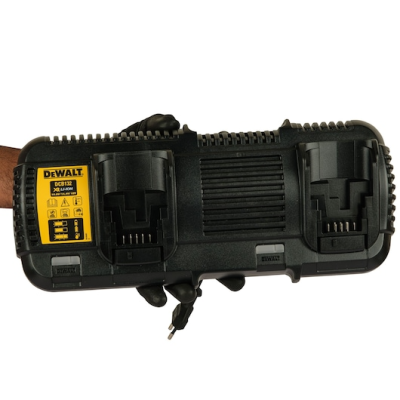 DEWALT ბატარეის დამტენი 18V ორმხრივი-DCB132-QW DEWALT ბატარეის დამტენი 18V ორმხრივი-DCB132-QW
