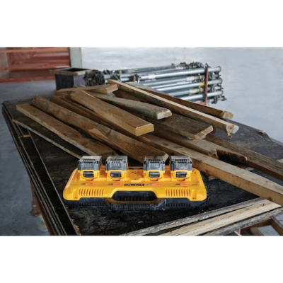 DEWALT დამტენი 18V 4 სექციით-DCB104-QW DEWALT დამტენი 18V 4 სექციით-DCB104-QW