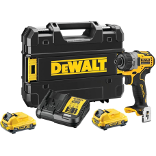 Dewalt - DCD703L2T-QW ელ.სახრახნისი მრავალფუნქციური 12V;2 x 3Ah