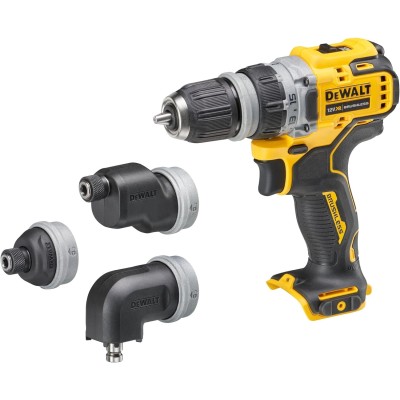 DEWALT 12 ვოლტიანი 2 სიჩქარიანი უსადენო საბურღი უჯაგრის ძრავა 4-DCD703NT-XJ