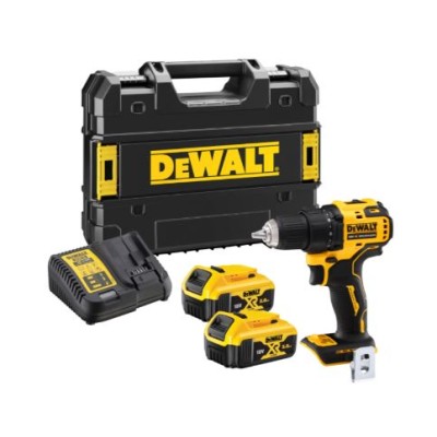 აკუმლატორული საბურღი ხრახნიანი 18V  DeWALT DCD708P2T-QW