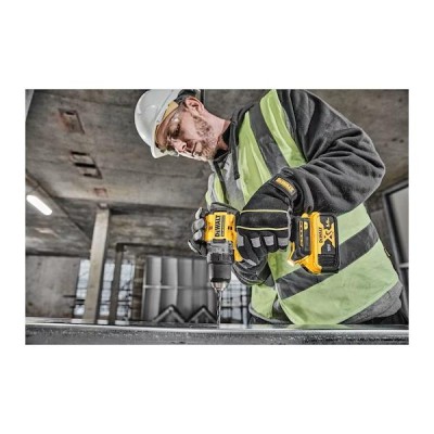 DEWALT- XR 18V ​​ხრახნდამჭერი 2-სიჩქარიანი კომპაქტური ხრახნიანი 2 5 AH აკუმულატორით, დამტენით და ქეისით