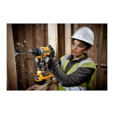 DEWALT- XR 18V ​​ხრახნდამჭერი 2-სიჩქარიანი კომპაქტური ხრახნიანი 2 5 AH აკუმულატორით, დამტენით და ქეისით