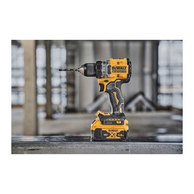 DEWALT- XR 18V ​​ხრახნდამჭერი 2-სიჩქარიანი კომპაქტური ხრახნიანი 2 5 AH აკუმულატორით, დამტენით და ქეისით