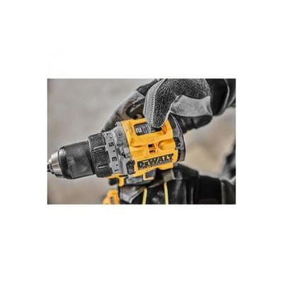 DEWALT- XR 18V ​​ხრახნდამჭერი კომპაქტური 2-სიჩქარიანი დარტყმითი ხრახნიანი 2 5 AH აკუმულატორით, დამტენით და ქეისით