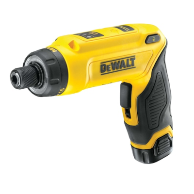 DEWALT 7.2V ავტომატური სახრახნისი აკუმლიატორზე 2აკუმლიატორი და დამტენი ქეისში.-DCF680G2-QW