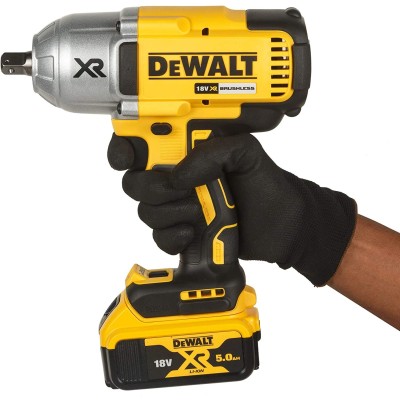 DEWALT DCF899P2-QW 18V,13მმ XR Li-ion უსადენო მაღალი ბრუნვის დარტყმის და 2x5.0Ah ბატარეებით მოყვება