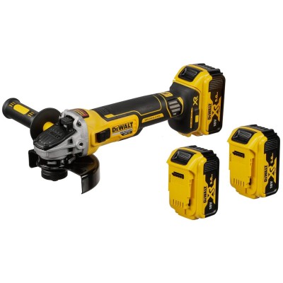 Dewalt DCG405P3-QW უსადენო კუთხსახეხი