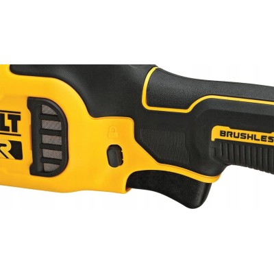 Dewalt DCM849N-XJ 180 მმ ( 7" ) 18 ვ უსადენო საპრიალებელი ხელსაწყო