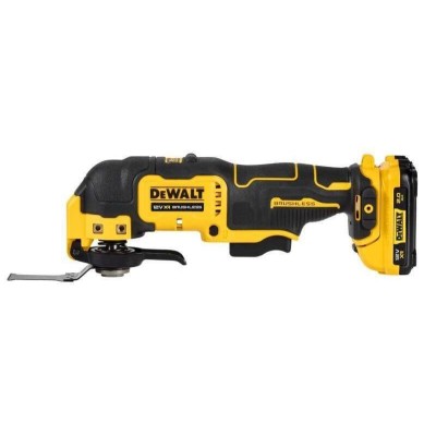 DEWALT DCS353D2-QW - 12V ჯაგრისების ძრავის მრავალფუნქციური ხელსაწყო - 2 XR ლითიუმის 2AH ბატარეით და დამტენით