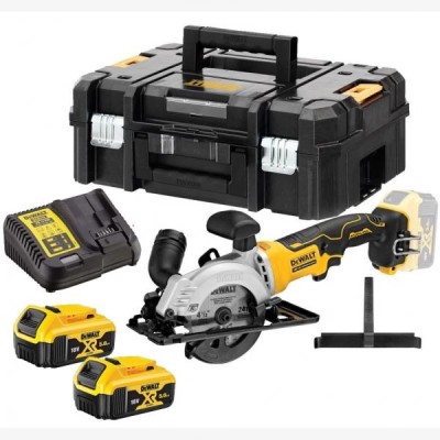 წრიული ხერხი Dewalt DCS571P2-QW; 18 V; 2x5,0 Ah