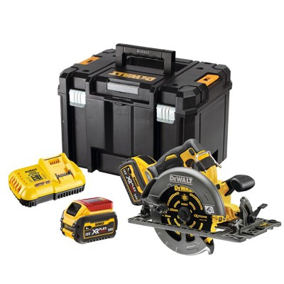 DEWALT წრიული ხერხი 54V XR FLEXVOLT 2 ბატარეა 6 AH-DCS579T2-QW