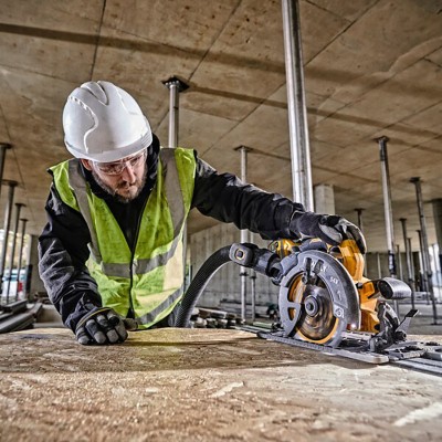 DEWALT წრიული ხერხი 54V XR FLEXVOLT 2 ბატარეა 6 AH-DCS579T2-QW