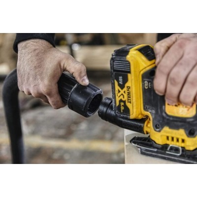 DEWALT DCW200N-XJ 18V XR ნახშირების გარეშე 1/4 სახეხი ხელსაწყო