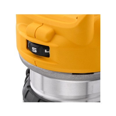 DeWalt DCW600N-XJ 18v XR BL 8მმ კომპაქტური როუტერი 