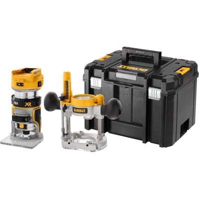 Dewalt DCW604NT უსადენო კომბინირებული საფრეზი (ზედა და კიდეების საფრეზი),