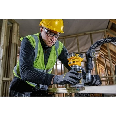 Dewalt DCW604NT უსადენო კომბინირებული საფრეზი (ზედა და კიდეების საფრეზი),