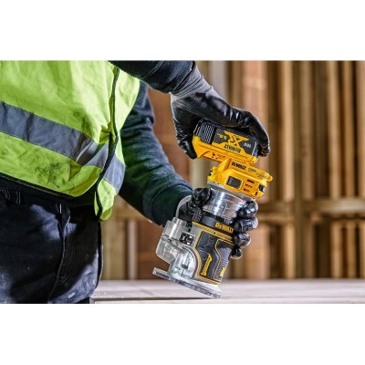 Dewalt DCW604NT უსადენო კომბინირებული საფრეზი (ზედა და კიდეების საფრეზი),