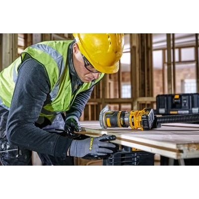 Dewalt DCW604NT უსადენო კომბინირებული საფრეზი (ზედა და კიდეების საფრეზი),