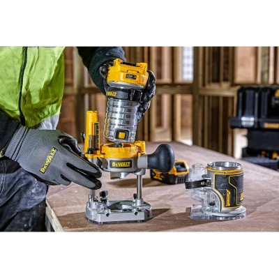 Dewalt DCW604NT უსადენო კომბინირებული საფრეზი (ზედა და კიდეების საფრეზი),