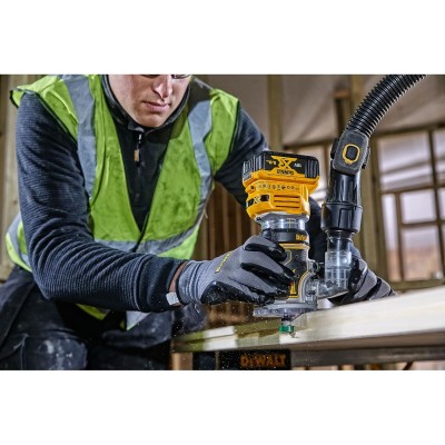 Dewalt DCW604NT უსადენო კომბინირებული საფრეზი (ზედა და კიდეების საფრეზი),