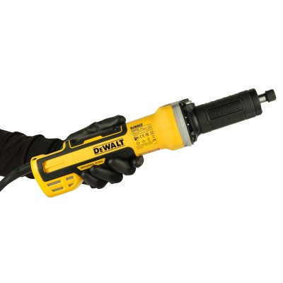 DEWALT DWE4997-QS 1300W 6მმ ცვლადი სიჩქარის ჯაგრისების გარეშე საფქვავი